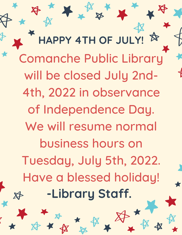 Fourth of July Closure Notice 2022.png