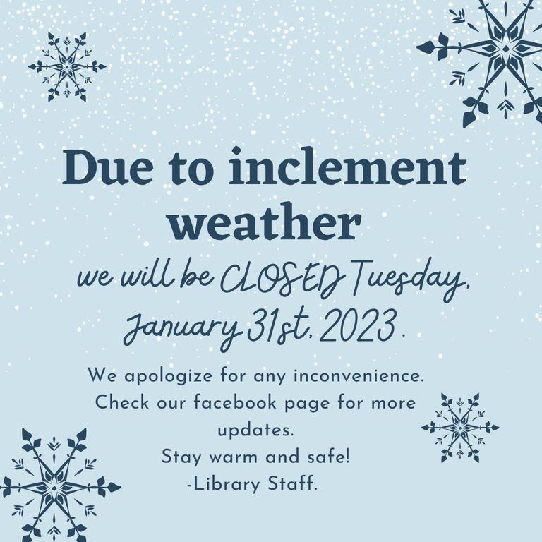 Minimal snowflake closed due to snow announcement instagram post .png